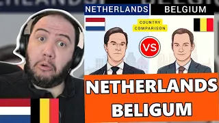 Belgium vs Netherlands - Country Comparison | Teacher Paul Reacts 🇳🇱🇩🇪🇦🇹🇧🇪🇱🇺🇨🇭
