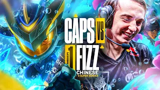 CAPS vs #1 FIZZ WORLD on the CHINESE SUPER SERVER