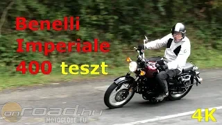 Benelli Imperiale 400 teszt: egy igazi különlegesség - Onroad.hu