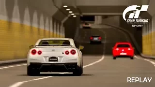 Gran Turismo Sport | Nissan GT-R Premium 2017 (Night) - Replay Gameplay PS4
