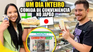 UM DIA INTEIRO COMENDO COMIDA DE CONVENIÊNCIA | Jeru e Cheru