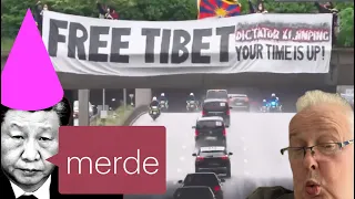 FREE TIBET - DICTATOR XI JINGPING YOUR TIME IS UP