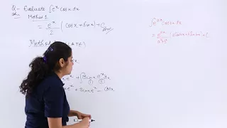 Class 12th – Integral of e^x cos x dx | Integrals | Tutorials Point