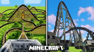 5 NAJWIĘKSZYCH KOLEJEK GÓRSKICH w HISTORII MINECRAFT! *rekord świata*