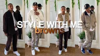 style with me: styling brown outfits | 2024