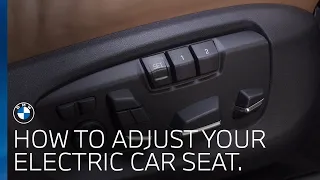 BMW UK | How do I adjust my seat (electric w/ lumbar support)?