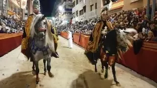 Desfile del Paso Blanco en las Procesiones de Lorca