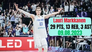 Awesome DUNKS and a HUGE Block: Lauri Markkanen vs Estonia