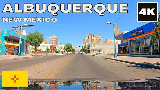 Albuquerque, New Mexico 4K Drive | Downtown