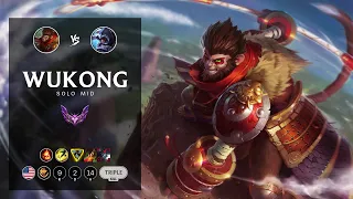 Wukong Mid vs Talon - NA Master Patch 12.16