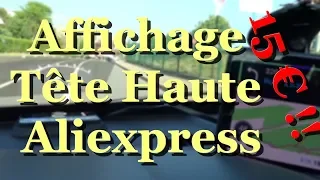 Head-Up Display Aliexpress : l'Affichage tête haute dans votre auto pour 15€