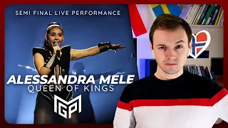 SHE ATE THAT STAGE! I reacted to "Queen of Kings" by Alessandra Mele - LIVE Performance | MGP 2023