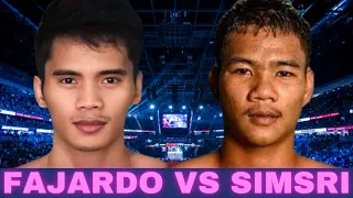 MIEL FAJARDO VS THANONGSAK SIMSRI FIGHT