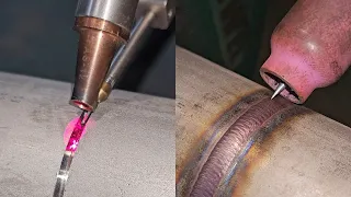 Another working process for complete penetration is amazing | Laser + TIG welding