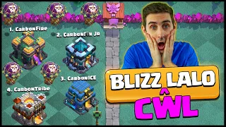 How to BLIZZ LALO in CWL with Lower Town Halls!