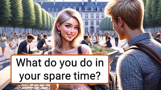 What do you do in your spare time?| English Conversation Practice | English Speaking Practice