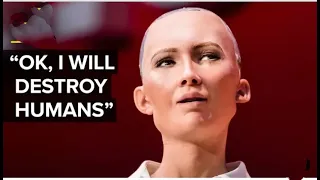 Virtual Humans | Hot Robots at SXSW Says She Want to Destroy Human | The Pulse