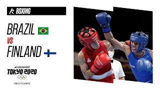 Brazil vs Finland | B. Women's Light (57-60kg) Semi-finals - Highlights | Olympic Games - Tokyo 2020