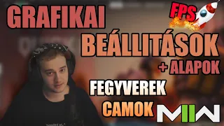 Modern Warfare II 🔥 GRAFIKAI BEÁLLITÁSOK ⚡️ ALAPOK/CAMOK 🔥 MAGYARUL 👀