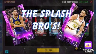 Amethyst Steph Curry & Klay Thompson! NBA 2k Mobile Season 3!