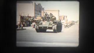 Army Parade With Flyover by B-36 bomber