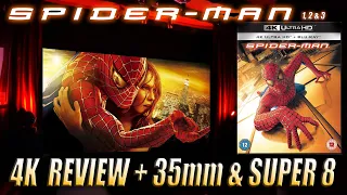 SPIDER-MAN 1, 2 & 3 4K UHD Review + 35mm & Super 8 - The Sam Raimi Films