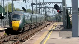 Great Western Railway, TFW and CrossCountry Trains at Severn Tunnel Junction on April 20th 2024