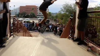 Jeff DeChesare Inward Heelflip Down The Tucson 15 (All tries and Attempts)(Skate Motivation)(BLX)