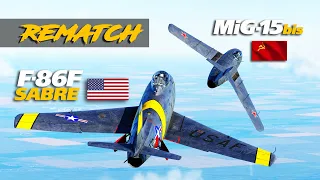 DCS: Soviet Mig-15Bis Vs F-86 Sabre Rematch Dogfight | Korea 1950-1953