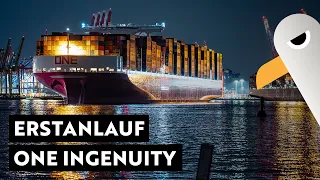 Erstanlauf 🩷🚢 ONE INGENUITY zum Containerterminal Burchardkai ⚓️ 400 m Containerschiff / 24.000 TEU