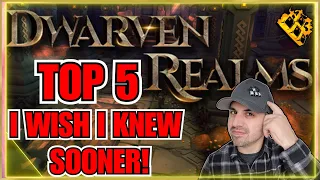 Dwarven Realms Top 5 Tips & Tricks For New Players! Only 5$!