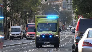 [24 seconds of piercer] Prague EMS ambulance 184 responding | Praha ZZSHMP RZP 184 [CZ | 8.10.2021]