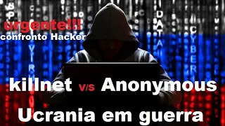 #Urgente agora !!! confronto de Killnet v/s Anonymous #guerra na #ucrania russia x ucrania #explosão