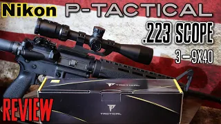 NIKON P-TACTICLE .223 SCOPE REVIEW + MONSTRUM OFFSET SCOPE MOUNT