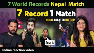 7 world records Nepal broke in one match ||  reaction india