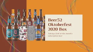 Beer52 Oktoberfest 2020 Unboxing! (Beer and a Biscuit Series)