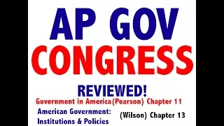 AP GOV Review Chapter 11 Congress