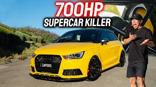 700HP BUILT BIG TURBO AUDI S1: The Most Batsh*t Crazy Fast Hot Hatch