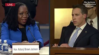 WATCH: Sen. Josh Hawley questions Jackson on child pornography sentencing