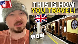 American Reacts to England’s Most Luxurious Train - The Belmond British Pullman