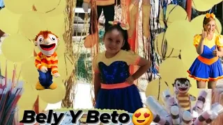 MI FIESTA DE BELY Y BETO🎈😍DULCE GERALDINE ✨💞🥰