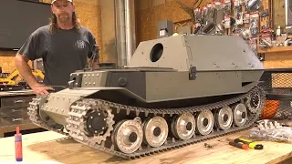 FERDINAND ELEFANT: 1/6 Scale METAL TANK BUILD "Tanks for 10 Years" PT 7 | RC ADVENTURES