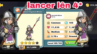 tower conquest#151 : lancer 4* kị binh đi bộ cầm thương