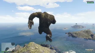 GTA 5 Mods - King Kong Attack