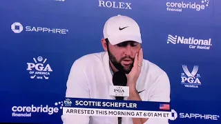 Scottie scheffler explains what happened in morning