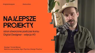 Najlepsze projekty stron stworzone podczas kursu Digital Designer / Edycja #3