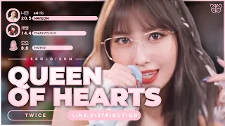[Line Distribution] 'Queen of Hearts' by TWICE⎟seulgisun