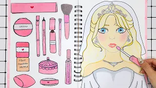 [🐾paper diy🐾] Enid Bridal MAKE UP 💄 Happy Wedding #1 🌈 놀이 종이 | ASMR| 블라인드 백 언박싱