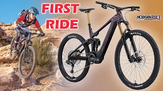 First Ride Giant Trance X Advanced E+  - Mountain Bike Action