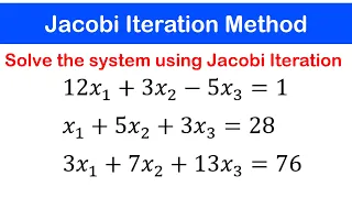🟢06b - Jacobi Iteration Method: Example 2